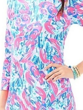 Lilly Pulitzer Pink Blue Multicolor Pri